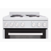 EFS54FC-DCW Euromaid 54cm Freestanding Electric Oven With Ceramic Cooktop